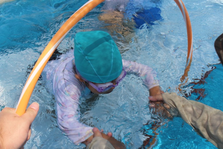 水泳の授業の様子