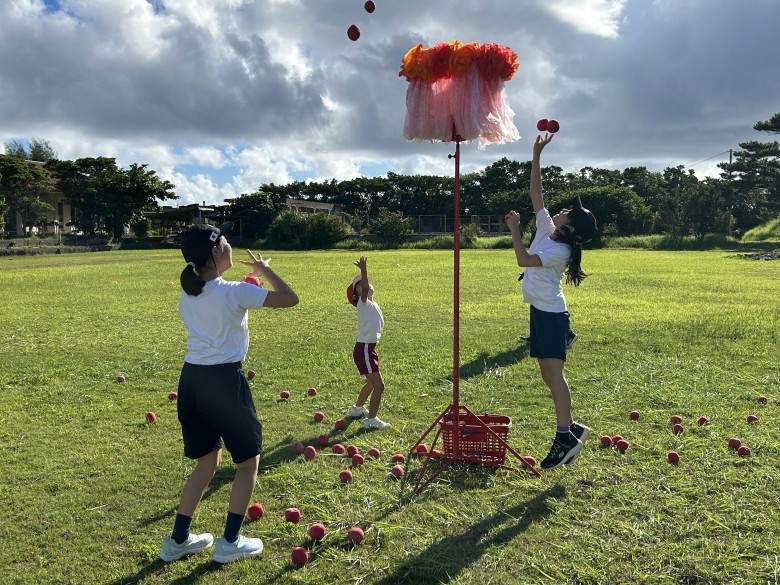 体育朝会の様子