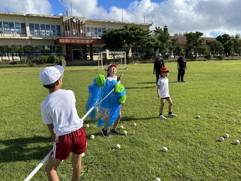 体育朝会の様子