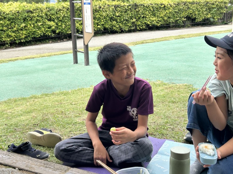 秋の遠足の様子