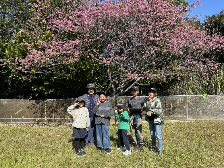 新川ダムで冬探しの様子