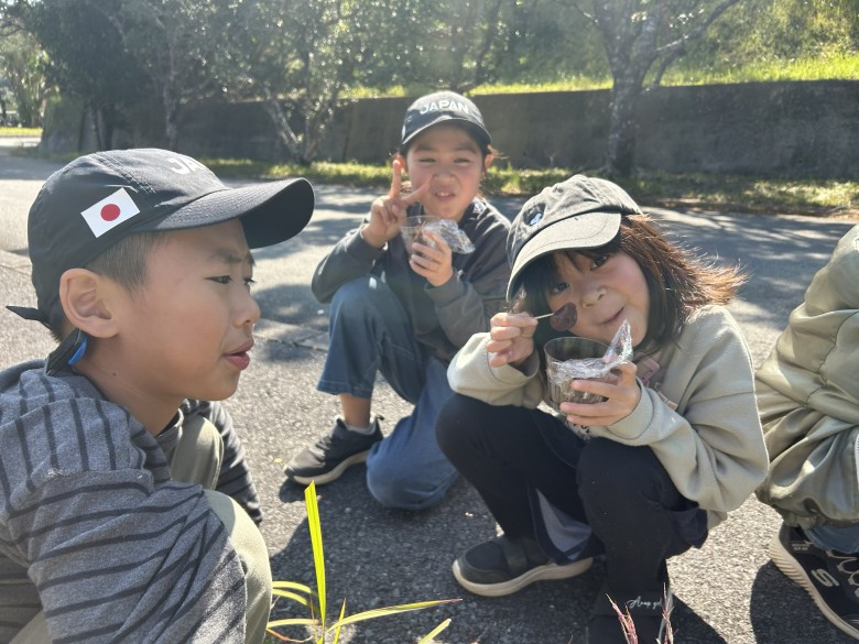 新川ダムで冬探しの様子