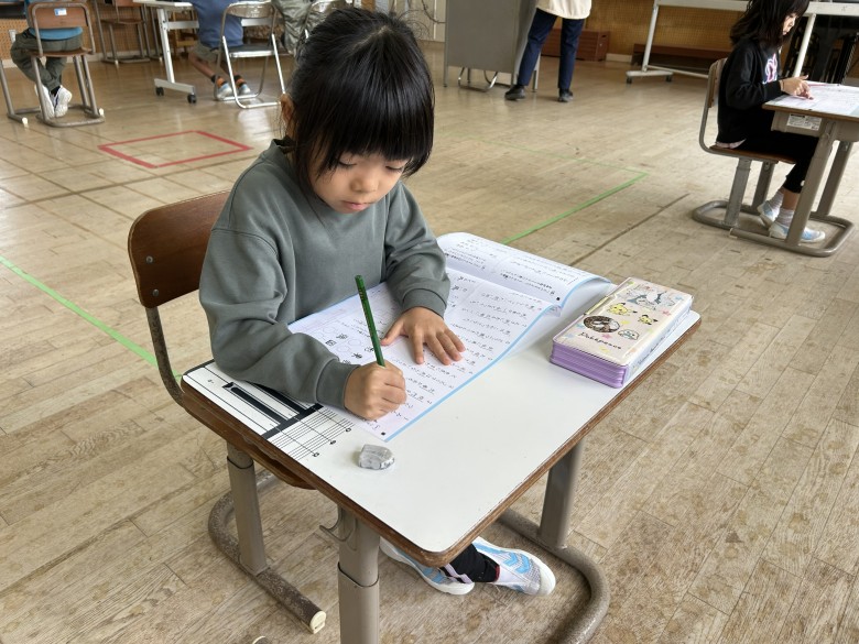 漢字検定の日の様子